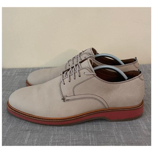 COLE HAAN Morris Plain Ox Mens Size 10.5 Amphora Taupe Nubuck Oxford Shoes main image 5